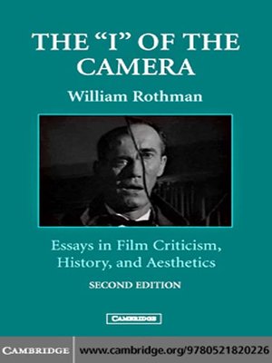 The 'I' of the Camera - ebook